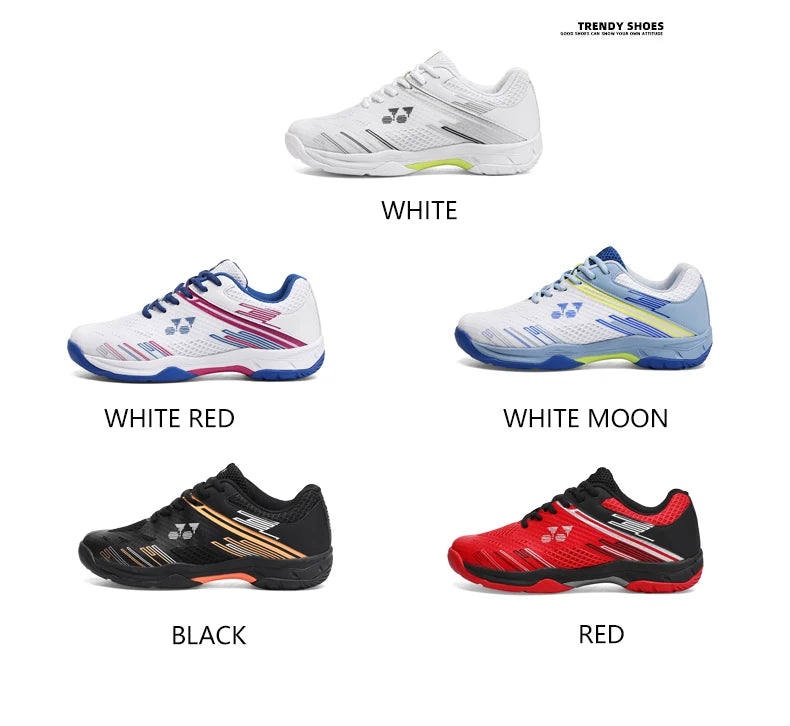 New Professional Badminton Shoes Sneakers Men's Breathable Anti-slip Tennis Sport Shoes for Men Women Training Sneakers