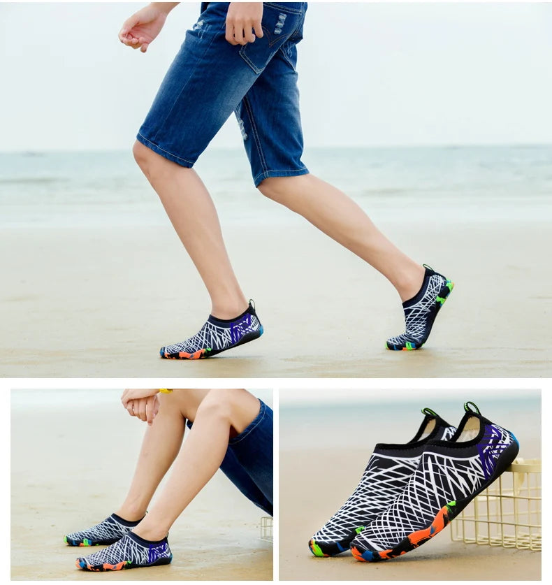 2023 Yoga Sports Water Sneakers, Unisex Swimming Aqua Seaside Barefoot Slippers, Surf Upstream Light Quick-Drying Beach Water Shoes