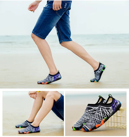 2023 Yoga Sports Water Sneakers, Unisex Swimming Aqua Seaside Barefoot Slippers, Surf Upstream Light Quick-Drying Beach Water Shoes
