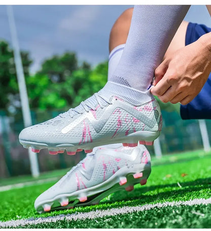 Oversized Football Boots for Youth & Children, Comfortable Flexible Design, Stable Anti-slip Performance for Outdoor Field Sports
