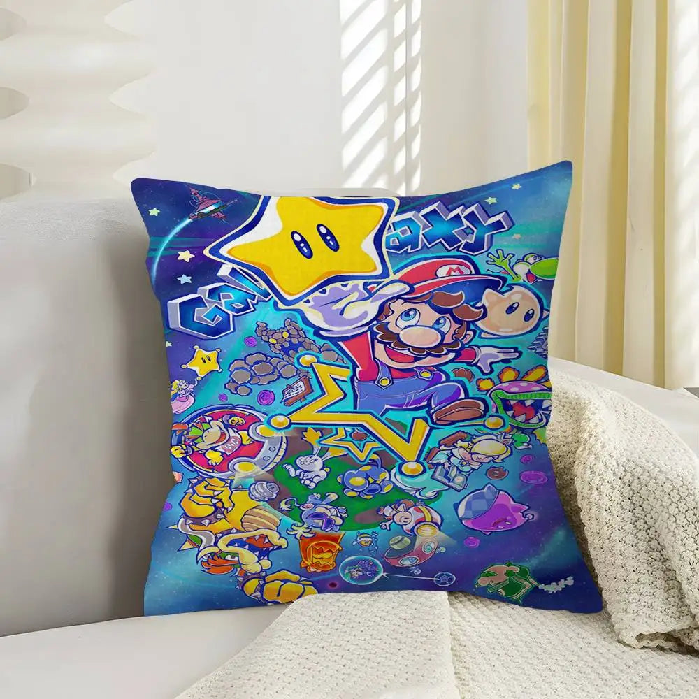 Anime Supers M-Marios Pillowcases Home Bedding Decorative Pillow Cover Wedding Super Soft Pillow Case