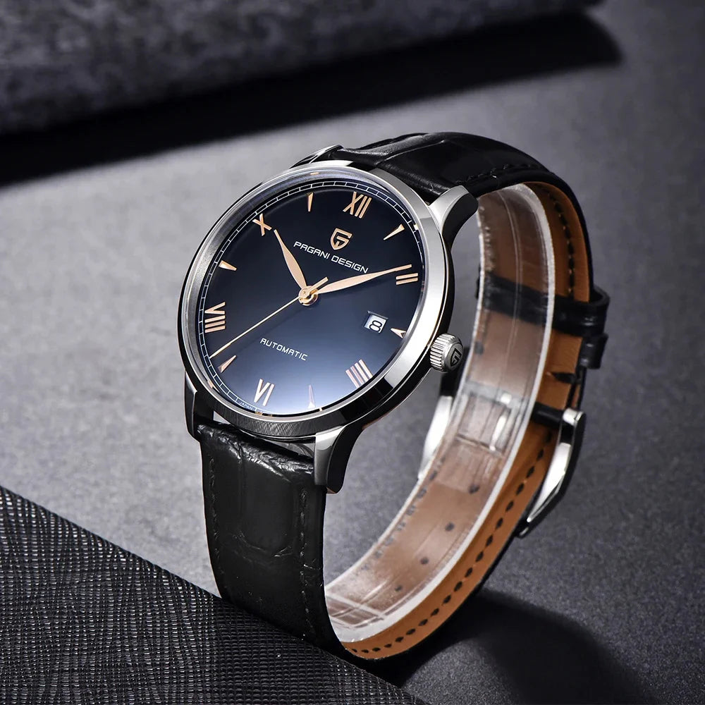 PAGANI DESIGN 40MM Pilot Men's Mechanical Watch Luxury Sapphire Glass Automatic Watch 100M Waterproof NH35 Wristwatch for Men