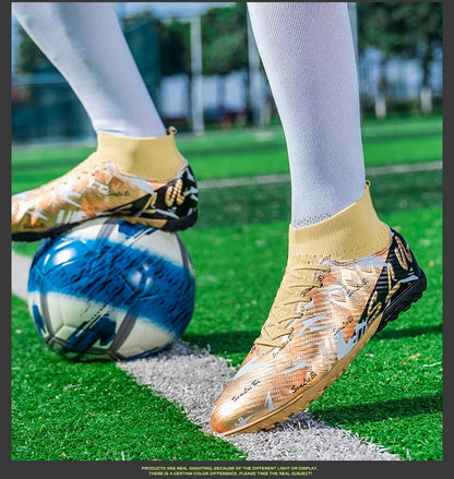 Size 34-46 Men's FG/TF Football Boots Futsal Professional Unisex Kids Soccer Training Outdoor Boys Football Sneakers