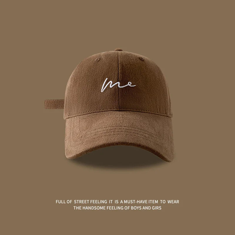 1pc leisure relax Face recognition hat,duckbill cap,men's embroidered letters,simple and versatile,fashionable baseball caps