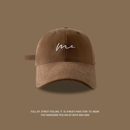 1pc leisure relax Face recognition hat,duckbill cap,men's embroidered letters,simple and versatile,fashionable baseball caps