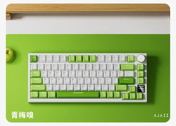 Ajazz AK820/AK820Pro gaming mechanical keyboard Bluetooth 5.1/Wireless/wired custom keyboard with heat exchange sealed button