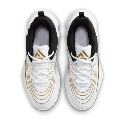 Nike Genuine Nike Fashionable Cushioning Lace-Up Comfortable Basketball Sneakers Fz6734-100