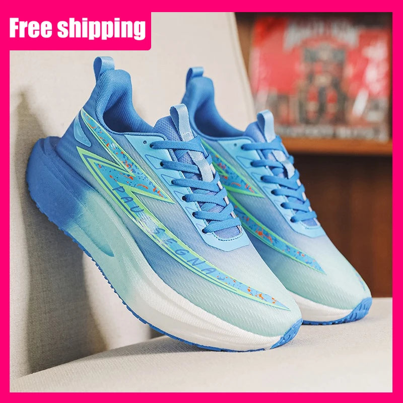 Men's Running Shoes Professional Marathon Comfortable Breathable Mesh Sneakers Daily Fitness Anti-Slip Shock-Absorbing Jogging Shoes