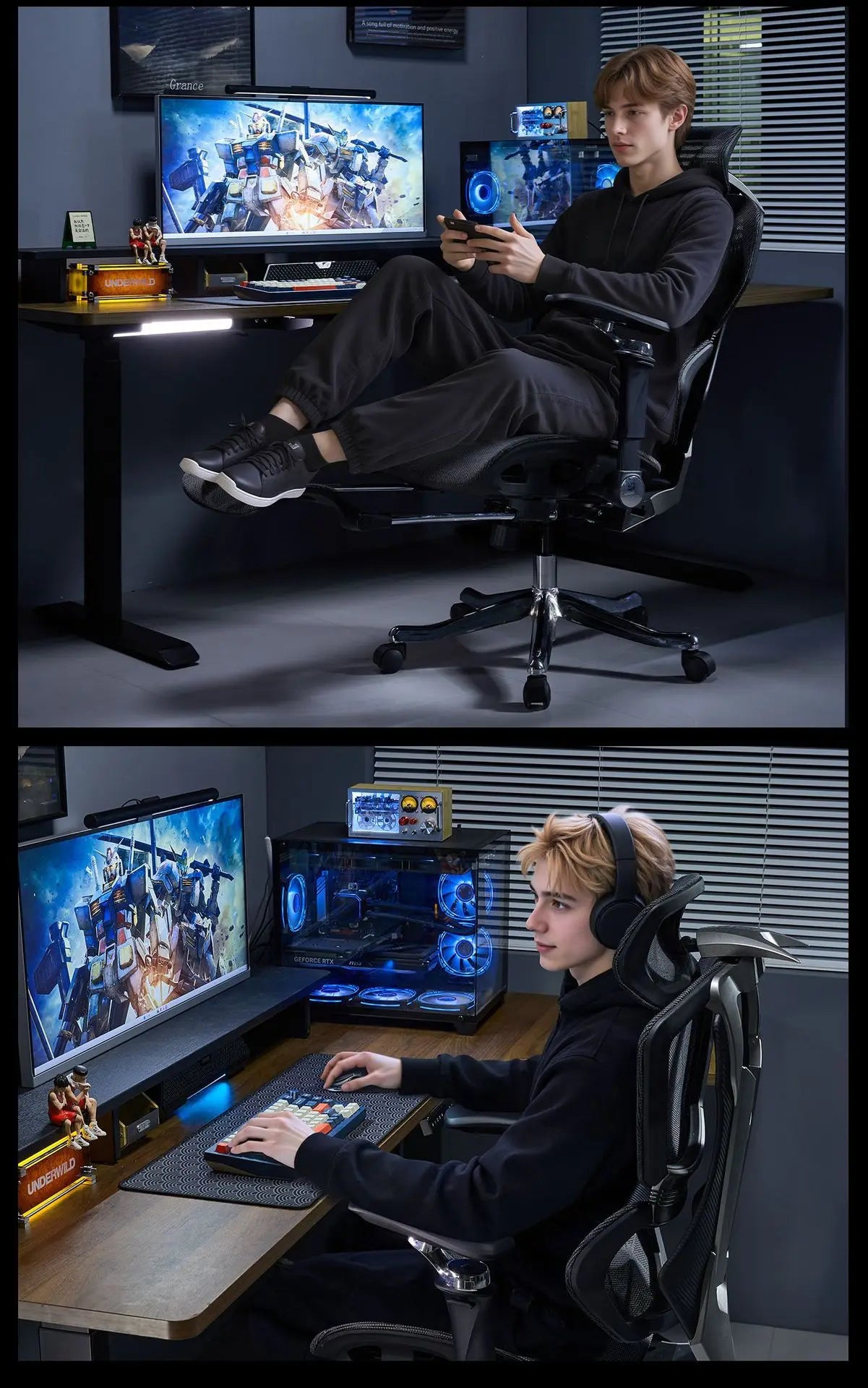 Ergonomic Chair for Desk Office Comfortable Armchair Furniture Chair Design Office Chair on Wheels