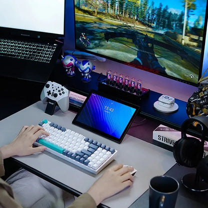 MACHENIKE K500 mechanische Tastatur – kabelgebundene Gaming-Tastatur K500-B94, Hot-Swappable, 94 Tasten, 90%-Layout, RGB-Hintergrundbeleuchtung für PC und Laptop