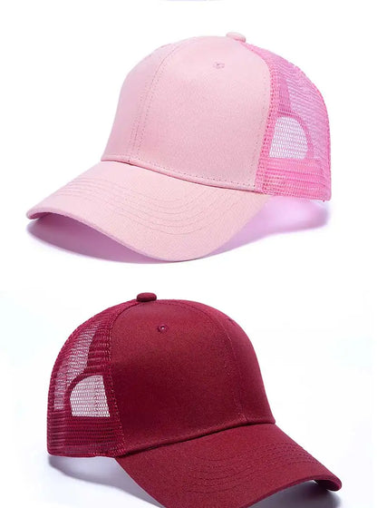 Cappellini da baseball all'ingrosso da uomo, cappellini casual, cappelli in mesh da donna, cappelli unisex con logo personalizzato, cappelli ricamati