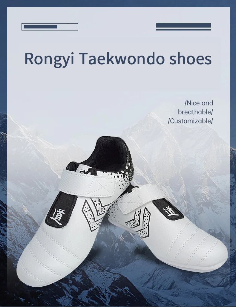 Taekwondo-Schuhe, atmungsaktiv und verschleißfest, für Kickboxen, Kung-Fu und professionelles Tae Kwon Do, Kampfsport-Sneaker für Kinder bis Erwachsene