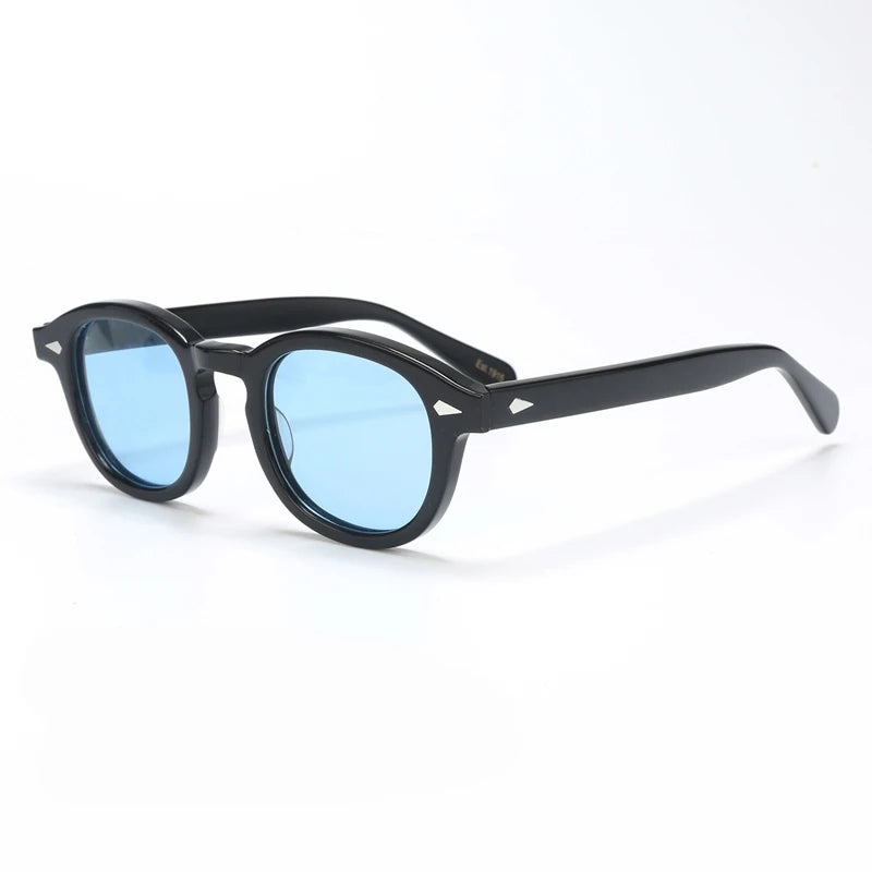 Polarized Sunglasses Men Women Johnny Depp Lemtosh Style Sun Glasses Retro Round Acetate Frame UV400 Lens Oculos
