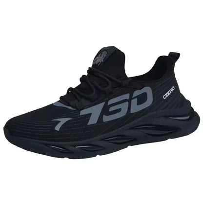 New Summer Men’s Breathable Mesh Running Shoes, Lightweight Sports Sneakers, Trendy Brand