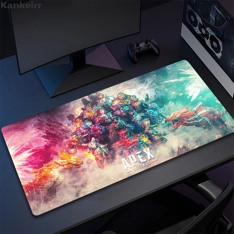 800x300 Apex Legends Mousepad Xxl Funny Unique Desktop Pad Game Mousepad PC Size for large Edge Locking Game Keyboard Pad XL