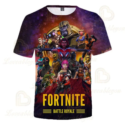 Fortnite Men and Women Victory Children's Wear Battle Royale 3D Sweatshirt Boys Girls Clothes Tops Kids T-Shirt Hero Teen Tops