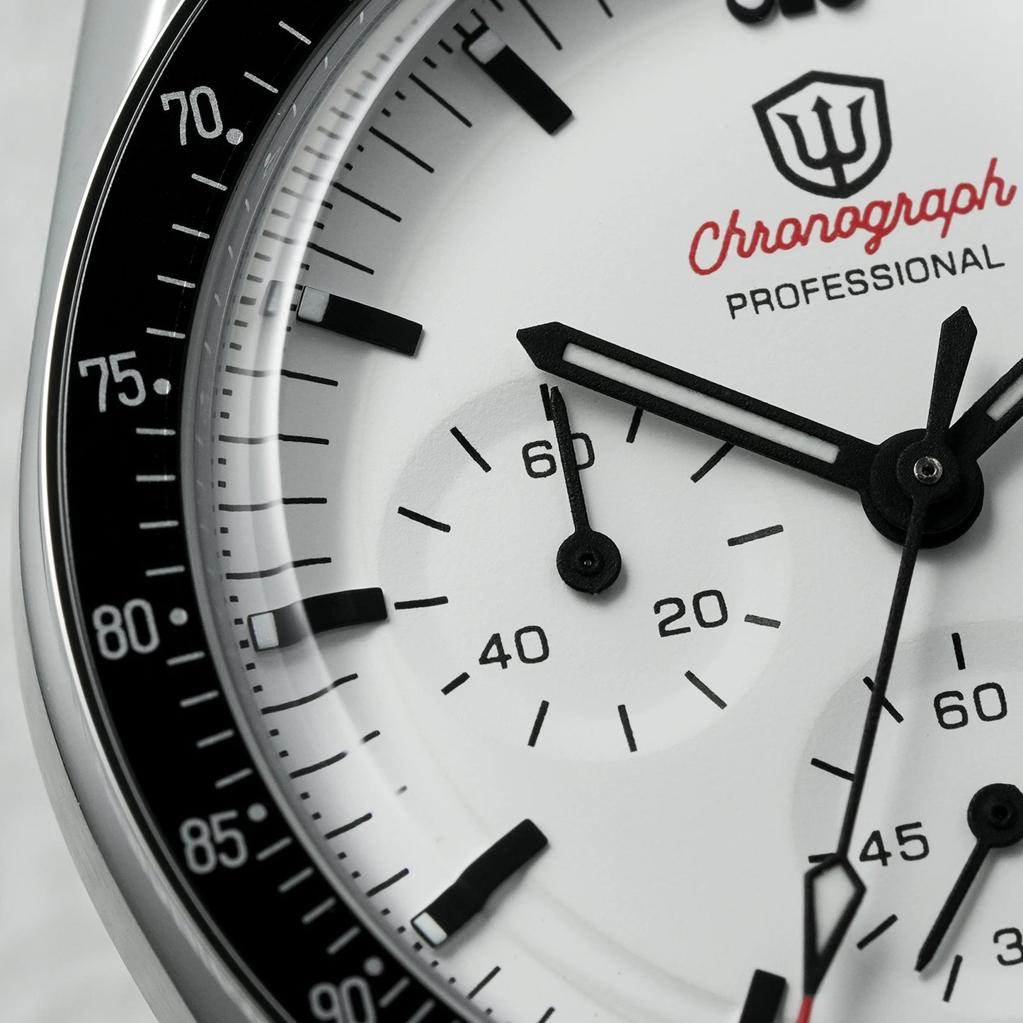 Orologio da uomo Watchdives New Wd1863 al quarzo VK63, cronografo con vetro zaffiro bombato, impermeabile, 39 mm, in acciaio, top brand, orologio business di lusso