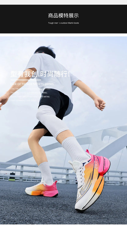 2026 New Men's Sports Running Shoes, Marathon-Ready, Breathable, Lightweight, Comfortable Women's Athletic Sneakers, Jogging Tennis Air Cushion