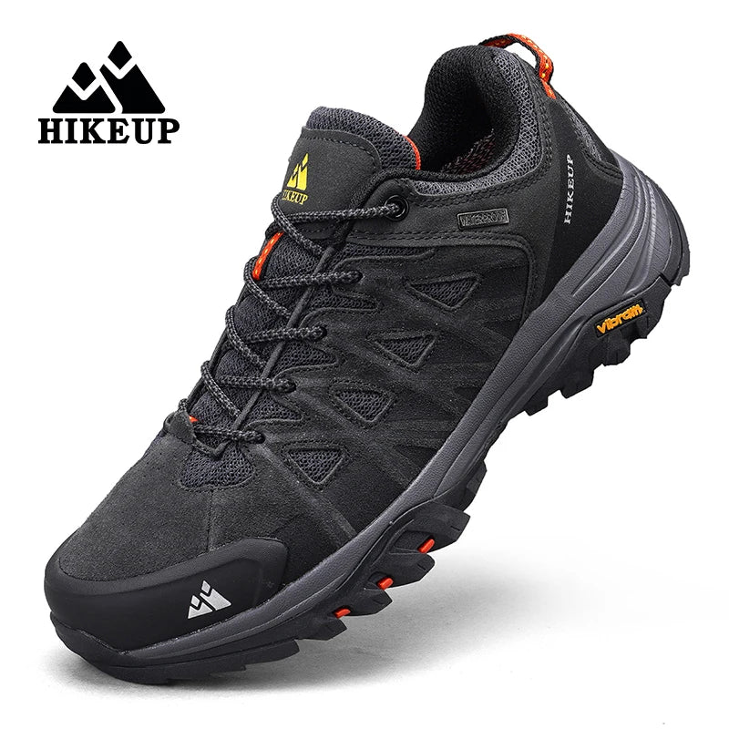 HIKEUP Scarpe outdoor da uomo per escursionismo, sport e tempo libero, scarponcini da trekking in montagna e campeggio, sneaker antiscivolo e resistenti all’usura