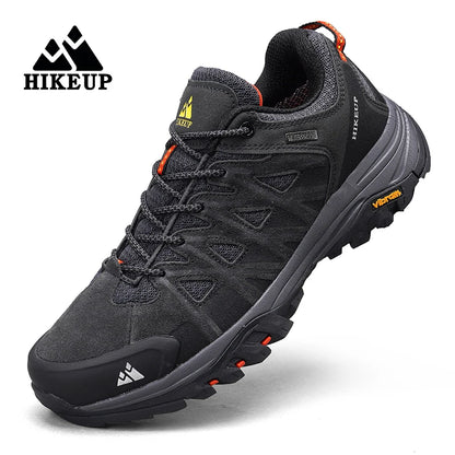 HIKEUP Scarpe outdoor da uomo per escursionismo, sport e tempo libero, scarponcini da trekking in montagna e campeggio, sneaker antiscivolo e resistenti all’usura