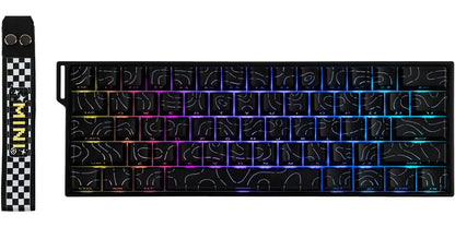 AULA Mini60 HE/Pro/Max Tastiera meccanica wireless 60% con switch magnetici RGB Tri Mode 8000Hz 0.01mmRT per PC, regali per gamer