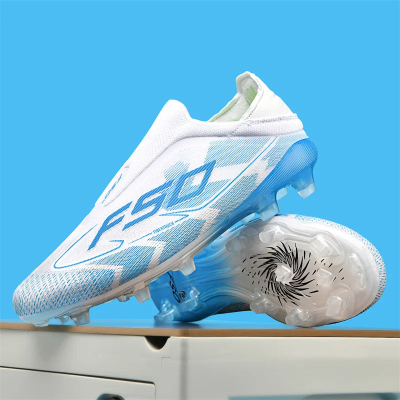New men's football boots, non-slip high-quality soccer shoes, grass cleats, high-top futsal sneakers, match indoor hot-selling outdoor
