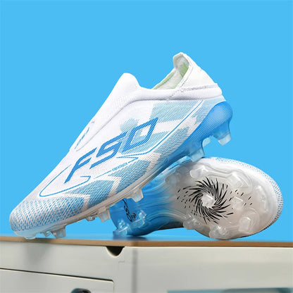 New men's football boots, non-slip high-quality soccer shoes, grass cleats, high-top futsal sneakers, match indoor hot-selling outdoor