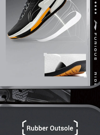 Li-Ning FURIOUS RIDER 8 Herren-Stabilitätslaufschuhe BOOM, rutschfeste Dämpfung, LiNing Sportschuhe mit stabilem Halt, Sneaker ARZV005