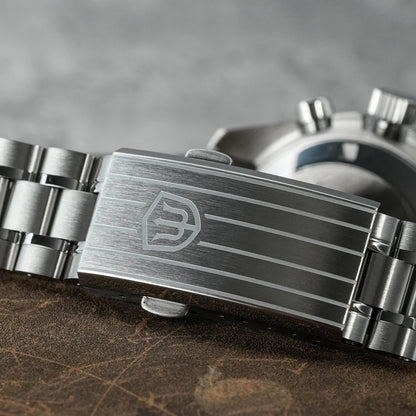 Orologio da uomo Watchdives New Wd1863 al quarzo VK63, cronografo con vetro zaffiro bombato, impermeabile, 39 mm, in acciaio, top brand, orologio business di lusso