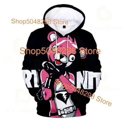 Hoodie-Sweatshirt für Herren, Damen und Kinder – The Nite Victory Kinderbekleidung, Battle Royale Sweatshirt, Oberteile für Jungen und Mädchen, Hero Teen Kleidung