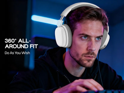 AULA G7 Pro Gaming-Headset 7.1 Surround Sound Kabellose Bluetooth 5.3-Kopfhörer mit geräuschunterdrückendem Mikrofon für PS5/PS4/PC/Switch