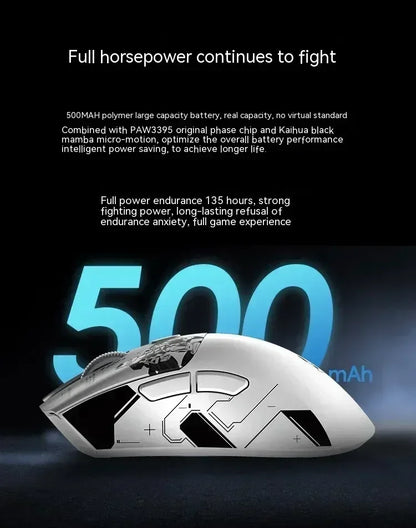 Metaphyuni Metapanda P1 kabellose Maus P1 Pro Max PAW3395, geringe Latenz, leichte E-Sports-Gaming-Maus, ergonomisch, Geschenk für PC-Gamer