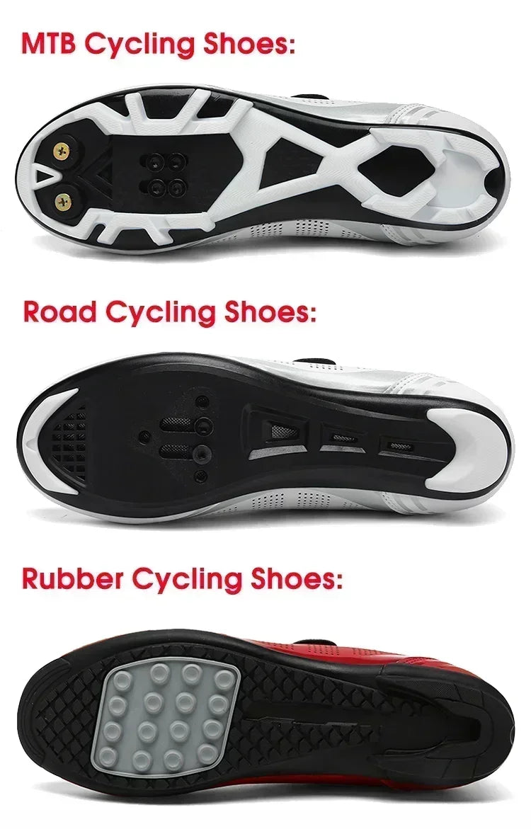 Nya cykelsneakers för män med klossar för landsväg, mountainbike och tävling – unisex MTB-cykelskor för kvinnor, SPD, Zapatillas Ciclismo MTB