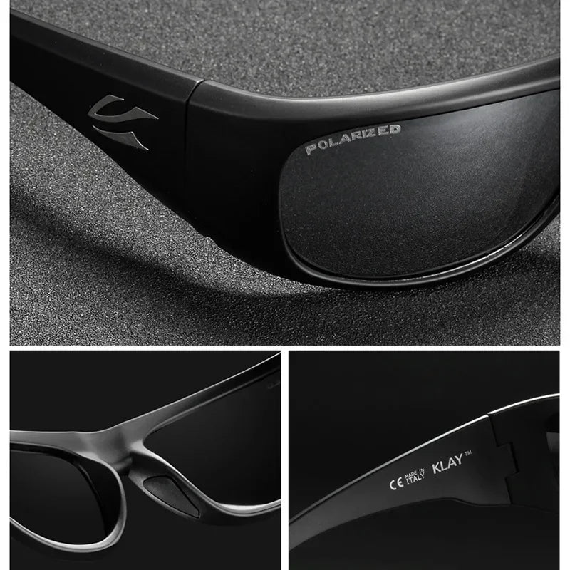 KAENON Klay New Fashion Polarized Sunglasses for Men Outdoor Classic Casual Glasses TR90 Frame Sports Fishing Driving Eyewear