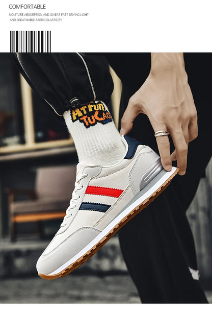 Scarpe da uomo di tendenza Forrest Gump, versatili scarpe sportive e casual da uomo per lo street fashion
