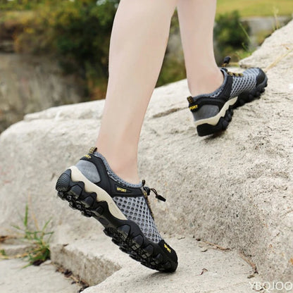 Summer Fashion Breathable Water Wading Men's Shoes, Sports and Leisure Running Trend Flat-Bottomed Mountaineering Sports Shoes