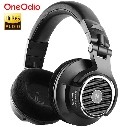 OneOdio Monitor 80 Open Back Wired Headphones 250Ω Audiophile HiFi Studio Headphones with Hi-Res Audio