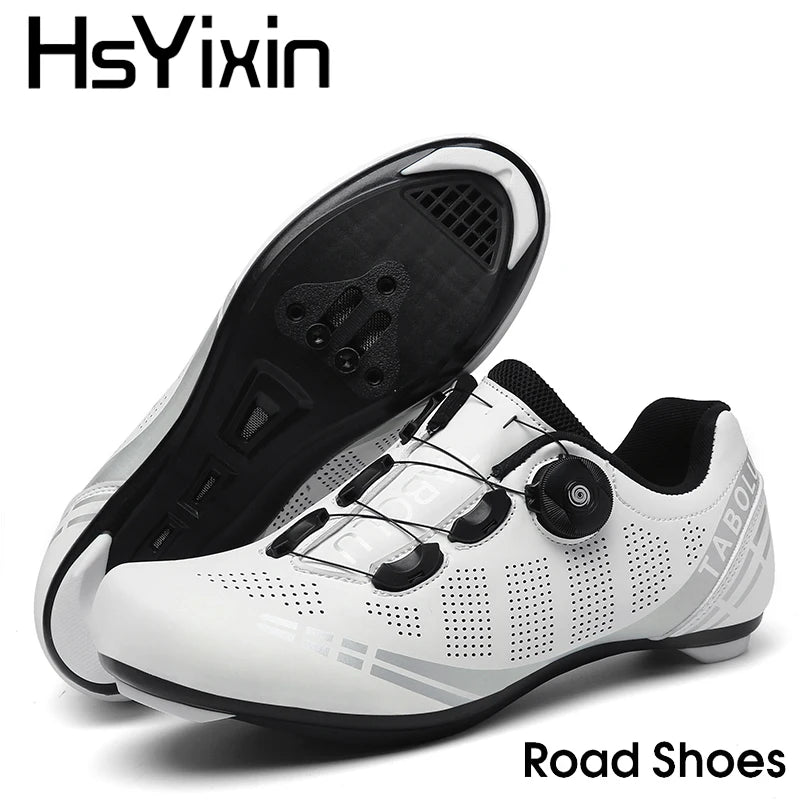 MTB Cycling Shoes Breathable Men’s and Women’s Off-Road Mountain Bike Cycling Shoes Self-Locking Speed Mountain Bike Pedal Shoes