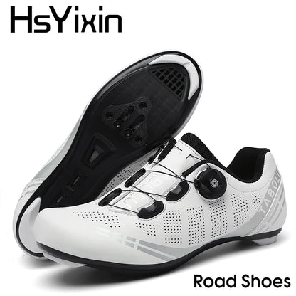MTB Cycling Shoes Breathable Men’s and Women’s Off-Road Mountain Bike Cycling Shoes Self-Locking Speed Mountain Bike Pedal Shoes