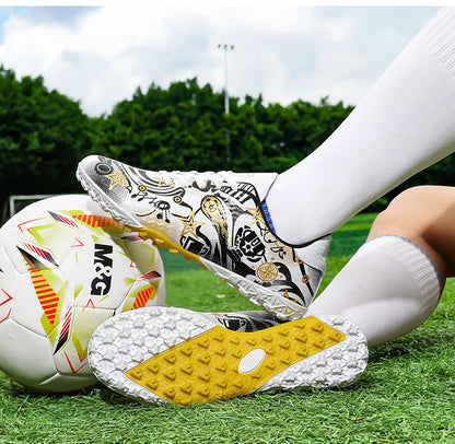 New Men’s Soccer Shoes Boys Original Football Shoes TF/AG Indoor Professional Football Field Boots Society Cleats Sneakers Non-Slip