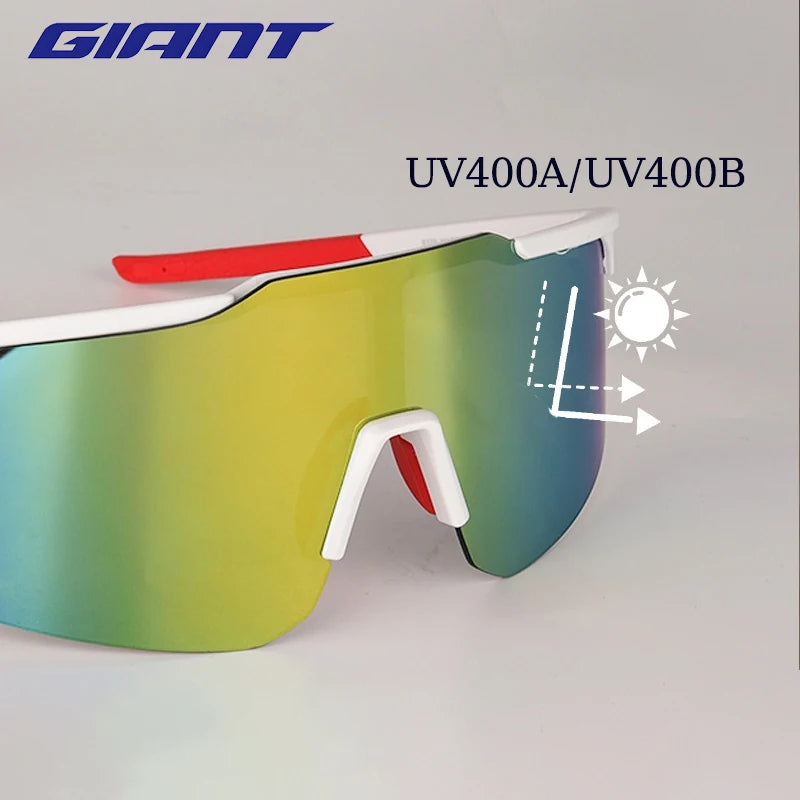 giant long-distance Cycling Glasses super light Men WomenAnti-Fog UV400 Protection MTB Bike Glasses Windproof Sports Eyewear