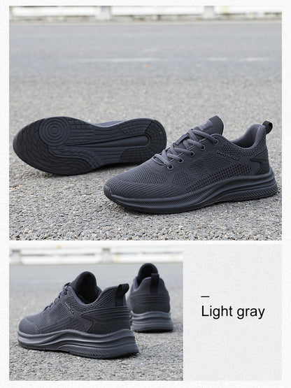 Baasploa Men's Running Shoes Brand, Male Designer Mesh Casual Sneakers, Lightweight Lace-Up New Male Outdoor Sports Tennis Shoes