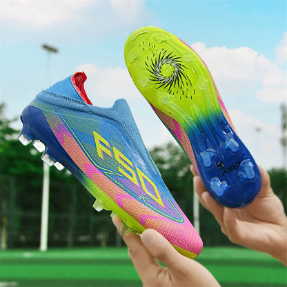 New men's football boots, non-slip high-quality soccer shoes, grass cleats, high-top futsal sneakers, match indoor hot-selling outdoor