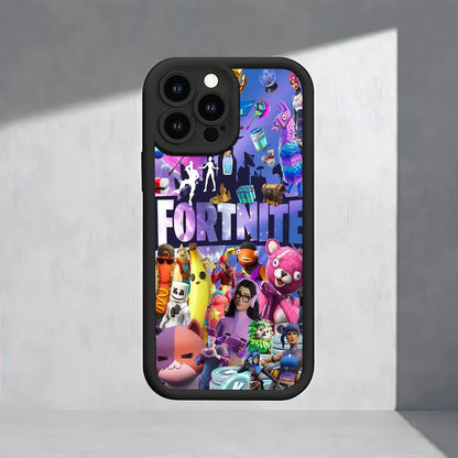F-Fortnite геймърски калъф за телефон за Samsung S26 S25 S24 S23 S22 S21 S20 F06 M16 Note 20 FE Plus Ultra 4G 5G, мек силиконов TPU кейс