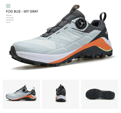 HUMTTO Men's Sneakers Luxury Designer Trail Shoes for Men Anti-slip Sports Hiking Sneaker Man Breathable Outdoor Trekking Boots