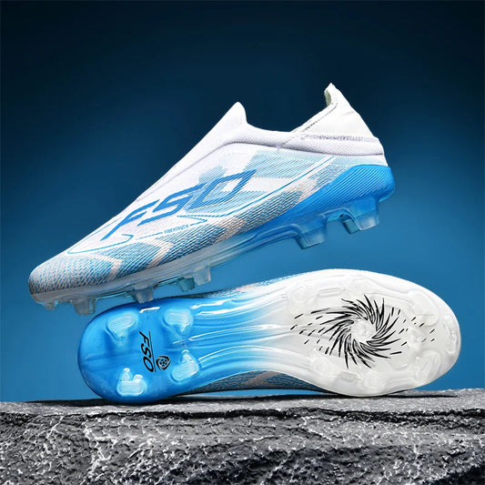 New Men Soccer Shoes Match Indoor Hot-selling Outdoor Football Boots Grass Cleats High-top Futsal Sneakers Non-Slip High-quality