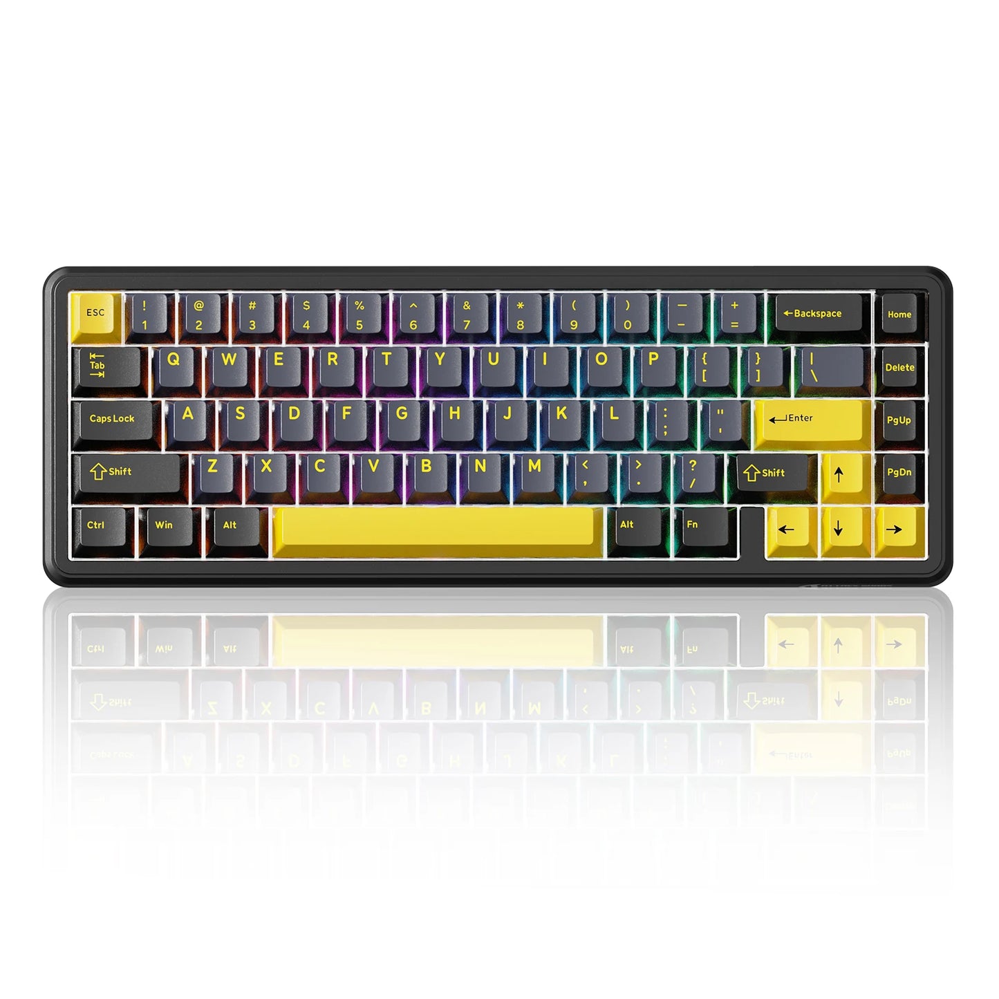 Teclado Gaming com Fios ATTACK SHARK X65 HE com Switches Magnéticos, Rapid Trigger, 65% e Taxa de Polling de 8000 Hz