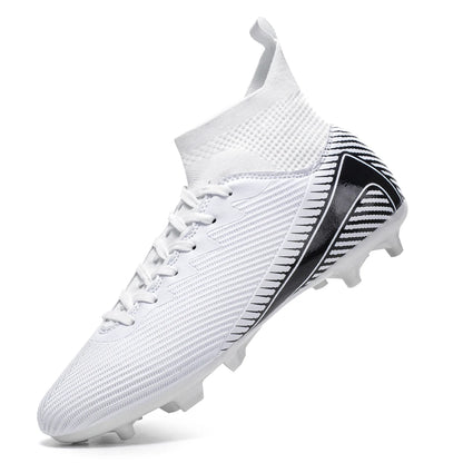 Professional Grass AG FG Soccer Shoes PU Fabric Integrated Upper TPU Tough Sole Wear Resistant Anti-slip Youth Footwear