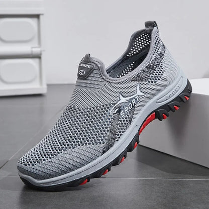 2025 Breathable Hiking Shoes for Men Air Mesh Casual Sneakers Outdoor Lightweight Casual Shoes New Fashion Walking Shoes for Men