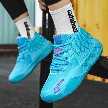 Youth Basketball Shoes for Actual Combat, Outdoor Comfortable Cushioning, Wear-Resistant, Fashionable, Breathable, High Quality